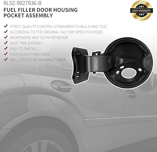 Miniatura 6 de Kit de reparación de puerta de llenado de combustible para puerta de llenado de gasolina para For-d F150 2009-2014 incoln Mark LT 2010-2014 L por