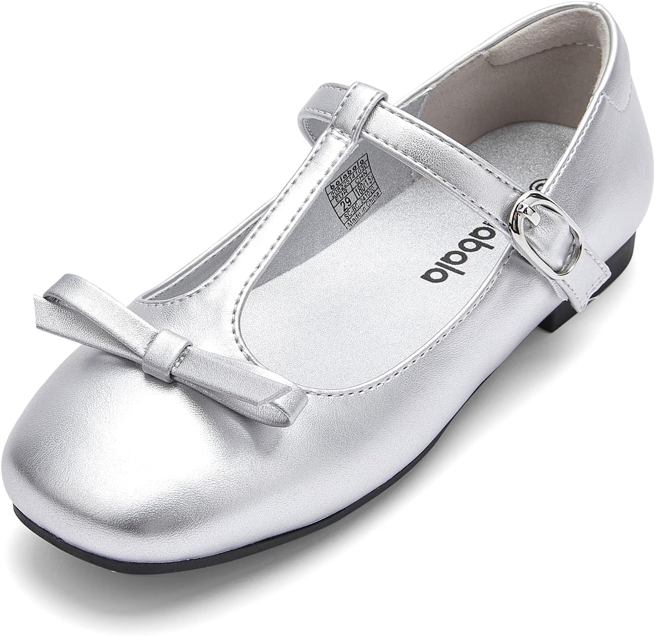Balabala Toddler Little Girls Dress Shoes School Shoes Ballet Shoes Mary Jane Flats Party Wedding Uniform Shoes