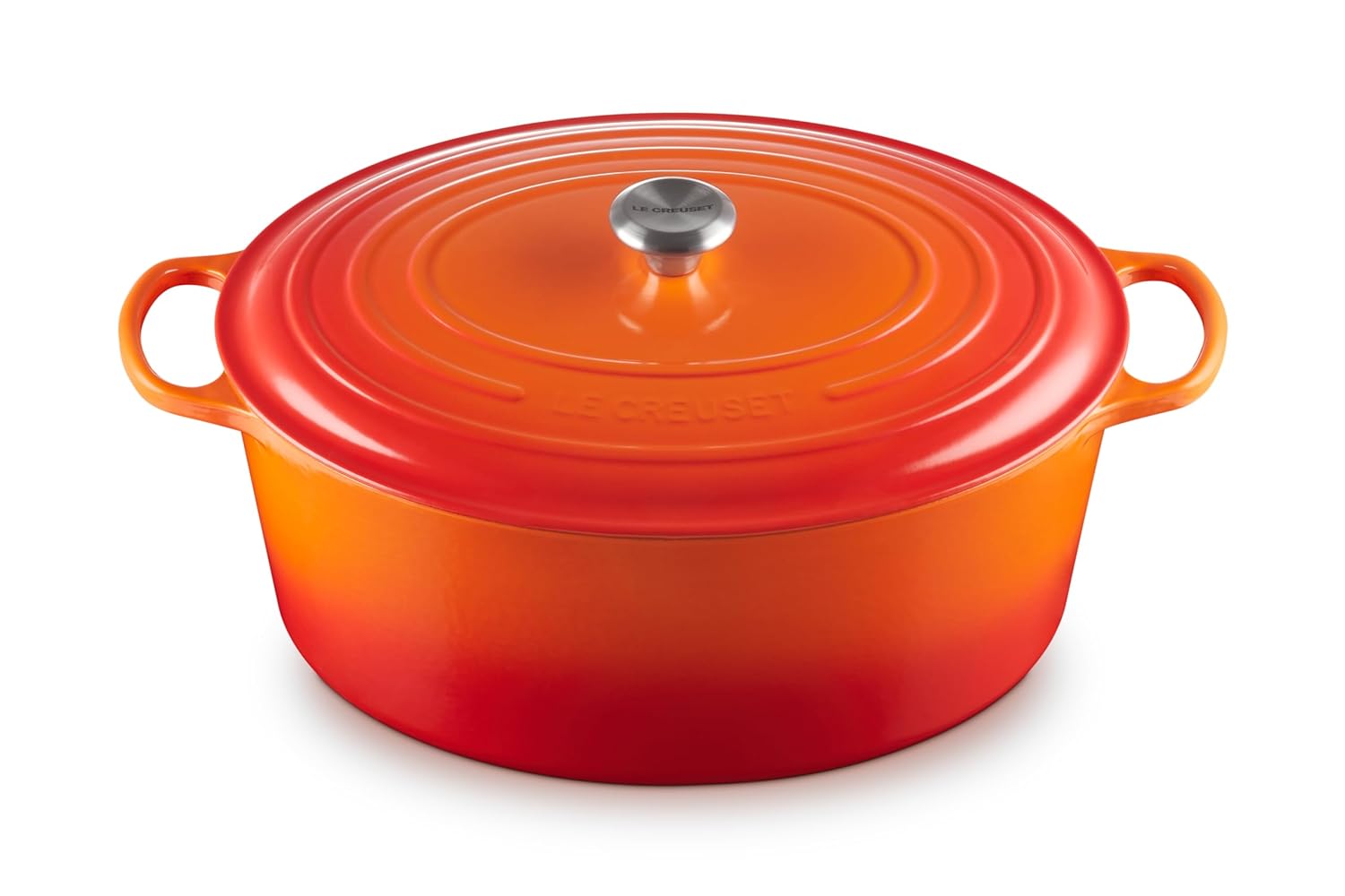 Le Creuset 15.5qt Oval Dutch Oven, Flame