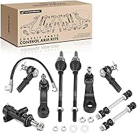 A-Premium 9-Piece Front Suspension Kit for Chevy Express & GMC Savana 2500/3500/4500 2003-2020 - Sway Bar Links, Tie Rod Ends, Arms