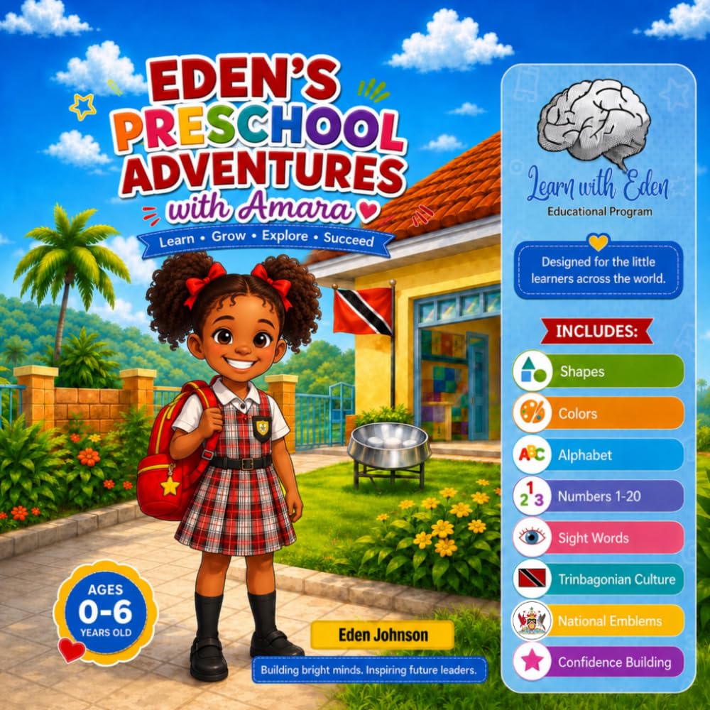 EDEN’S PRESCHOOL ADVENTURES: WITH AMARA (LEARN WITH EDEN: EDUCATIONAL SERIES)