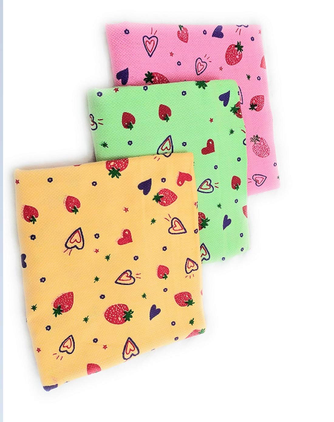 Khadi Cotton bath towels Traditional Light Berry Printed Cotton Bath