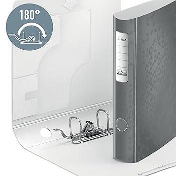 Leitz Lever Arch File Titan Blue A4 Curved Spine 8