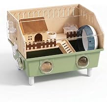 Acrylic Small Animal Cage & Habitat Starter Kit with Accessories