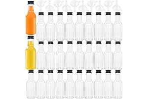 30 Pack 1.7oz Mini Liquor Bottles for All Your Celebrations