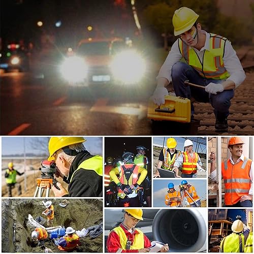 Miniatura 6 de Casco de seguridad para el trabajo al aire libre con logotipo personalizado (blanco))