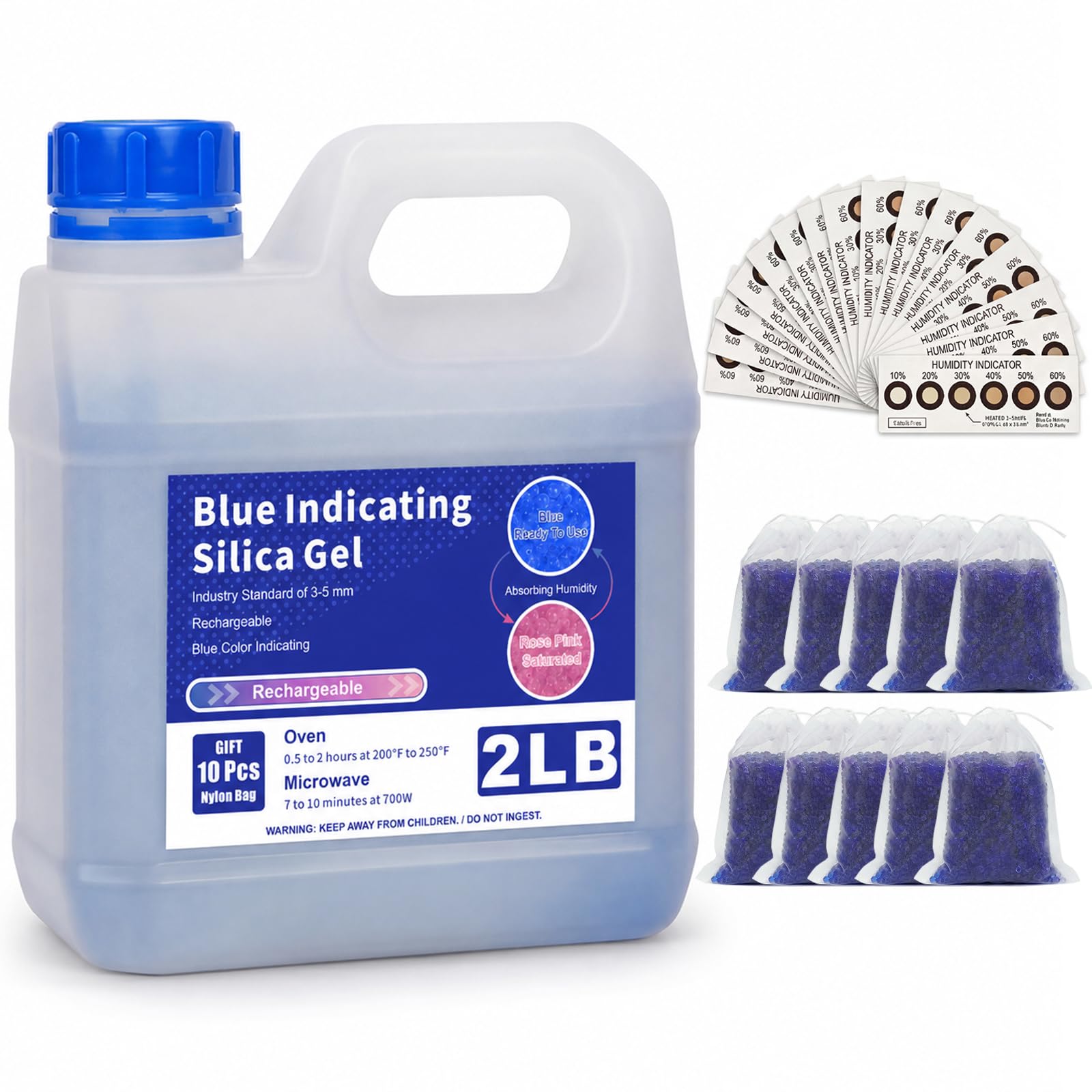 Deshumidificador de gel de sílice contra filamentos húmedos y joyas oxidadas 8