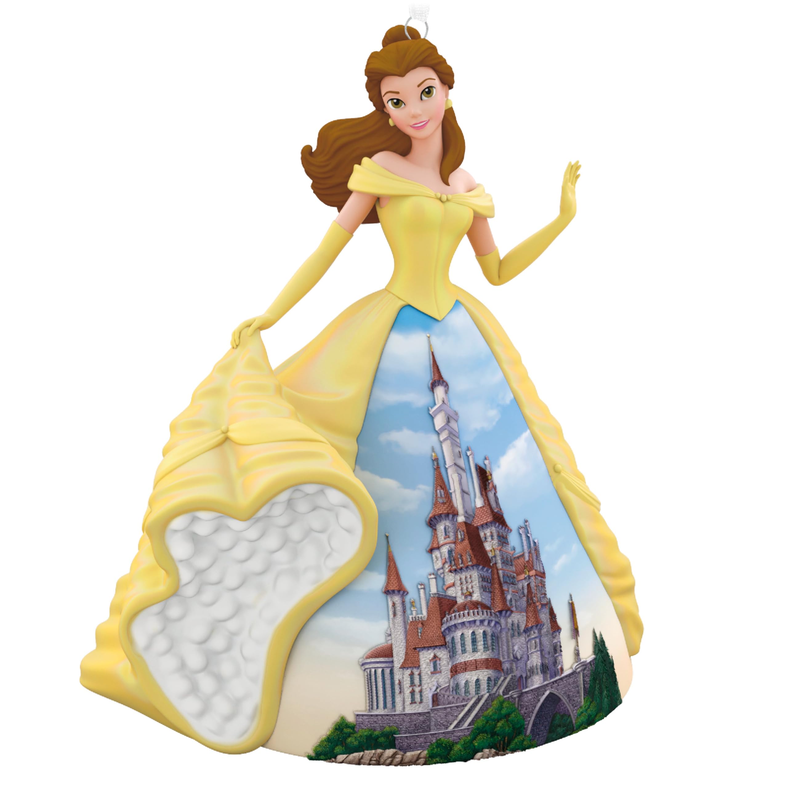 Hallmark Keepsake Disney Ornament - Beauty & the Beast Belle & Castle Design