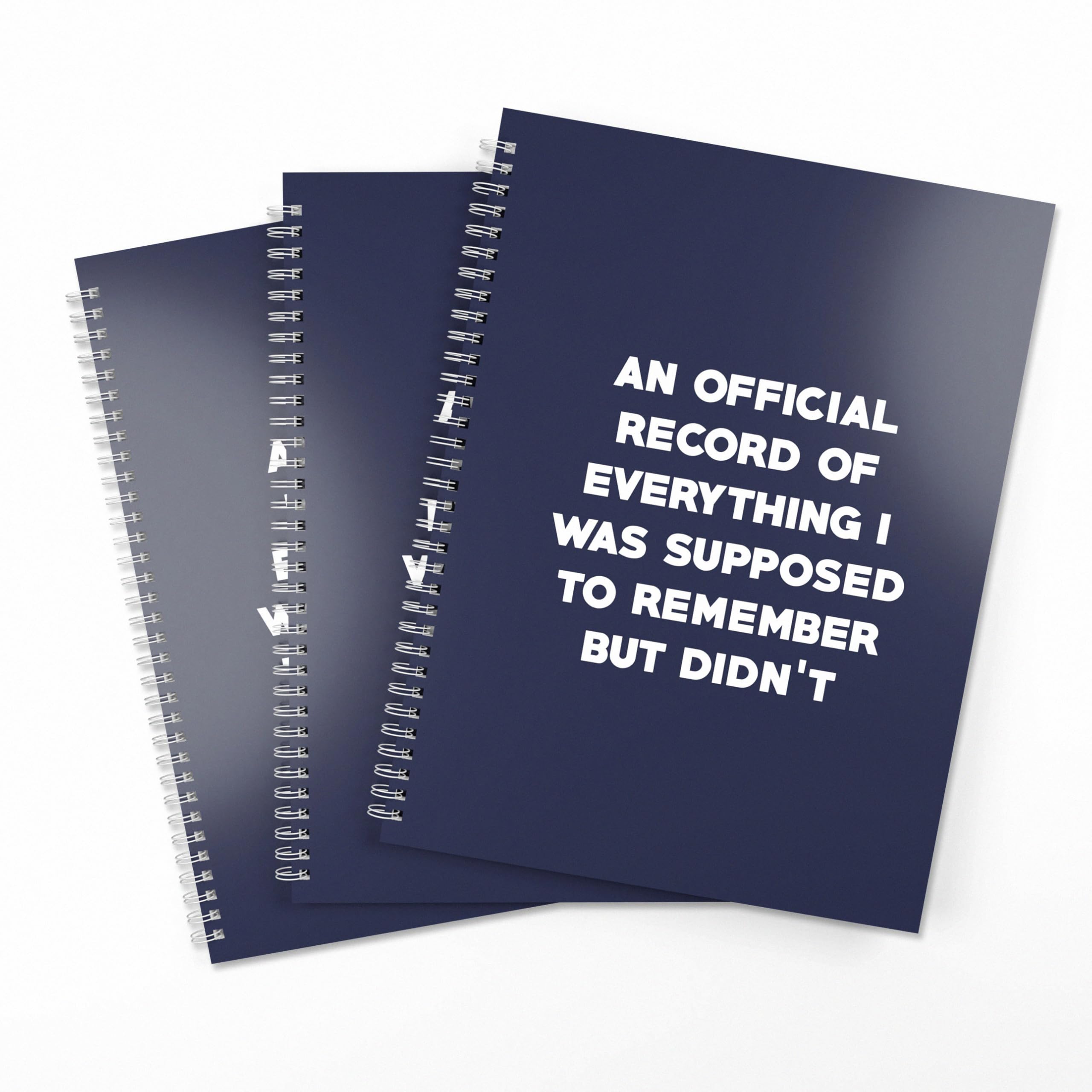 Silvine Official Record A4+ Spiral Notebook Pack of 3 – 90gsm Lined Paper with 120 Pages for School, University, Study & Office