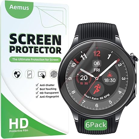 ONEPLUS 2 WATCH Screen Protector [2024 New Version]