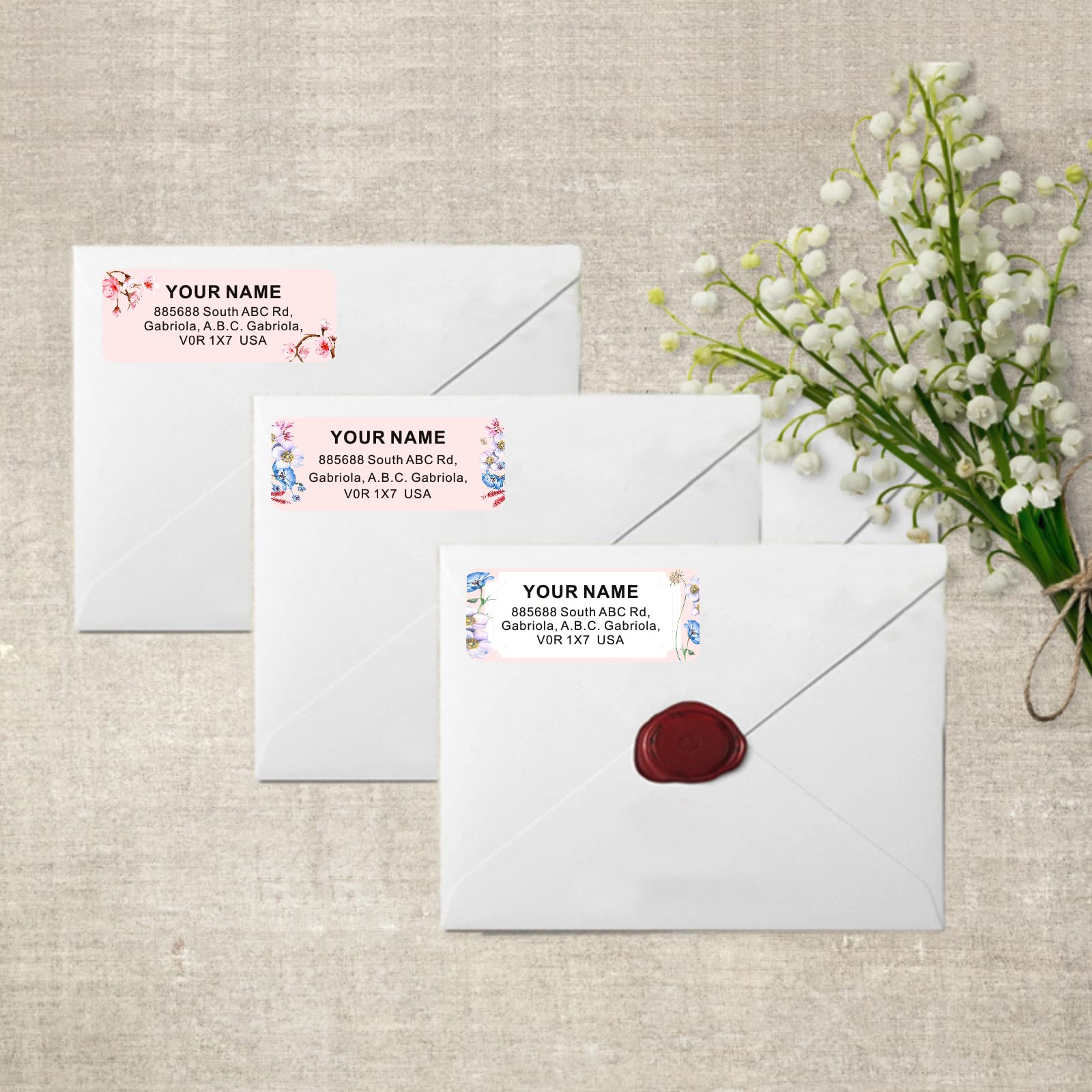 Return Label Address Sticker Example Return Address Labels Personalized Custom Printed Return Address Labels ...
