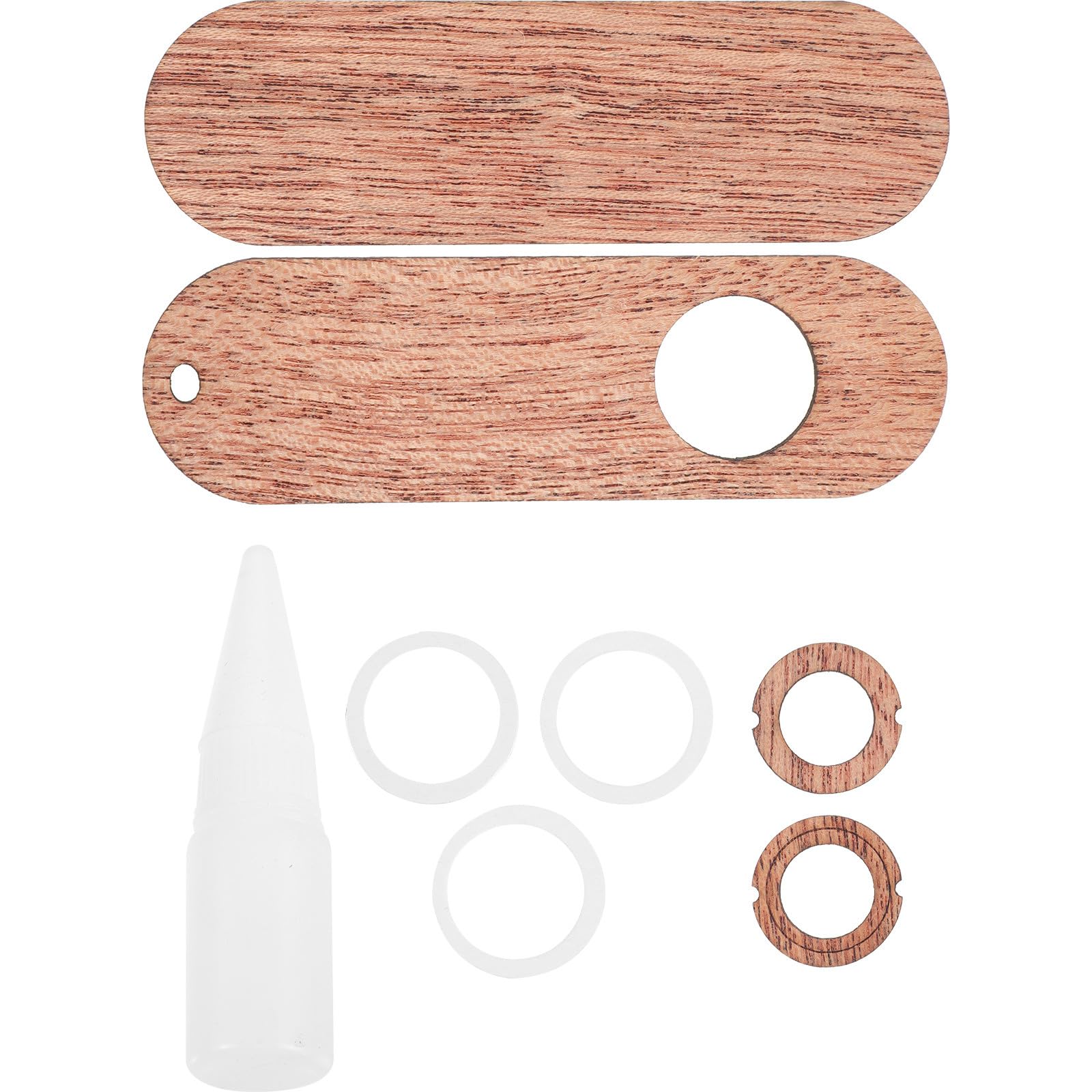 Wooden Kazoo DIY Assembly Kit for Adults Mouth Instrument Musical Education Tool with Classic Tone Small Size Folk
