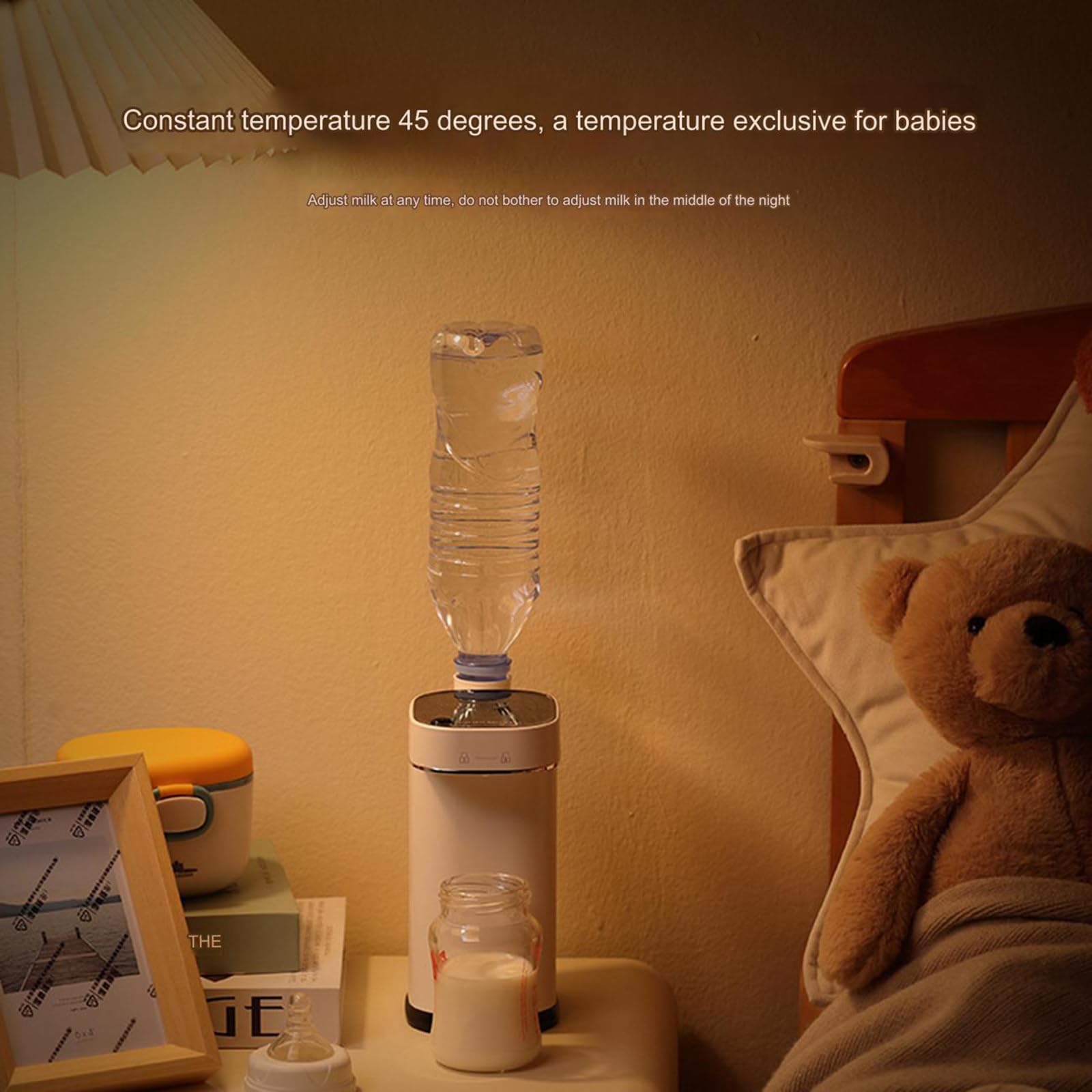 Dispensador de agua caliente instantáneo portátil de escritorio para el hogar, agua caliente en 3 segundos, bombeo de agua para viajes, mini dispensador de agua caliente instantáneo pequeño
