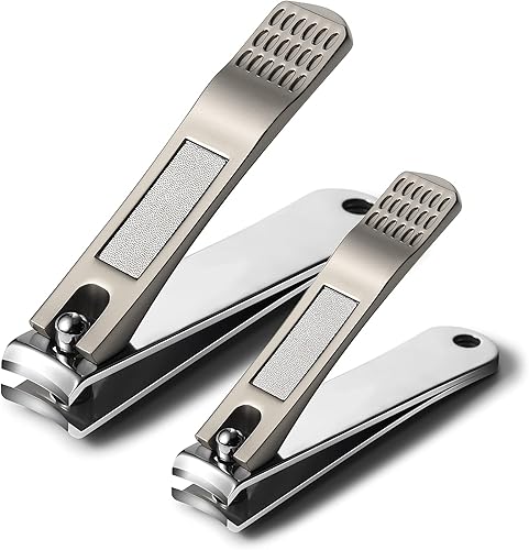 Miniatura 42 de BEZOX Cortauñas en ángulo para la cabeza y los dedos de los pies para personas mayores para uñas gruesas, cortaúñas ergonómicas para uñas gruesas