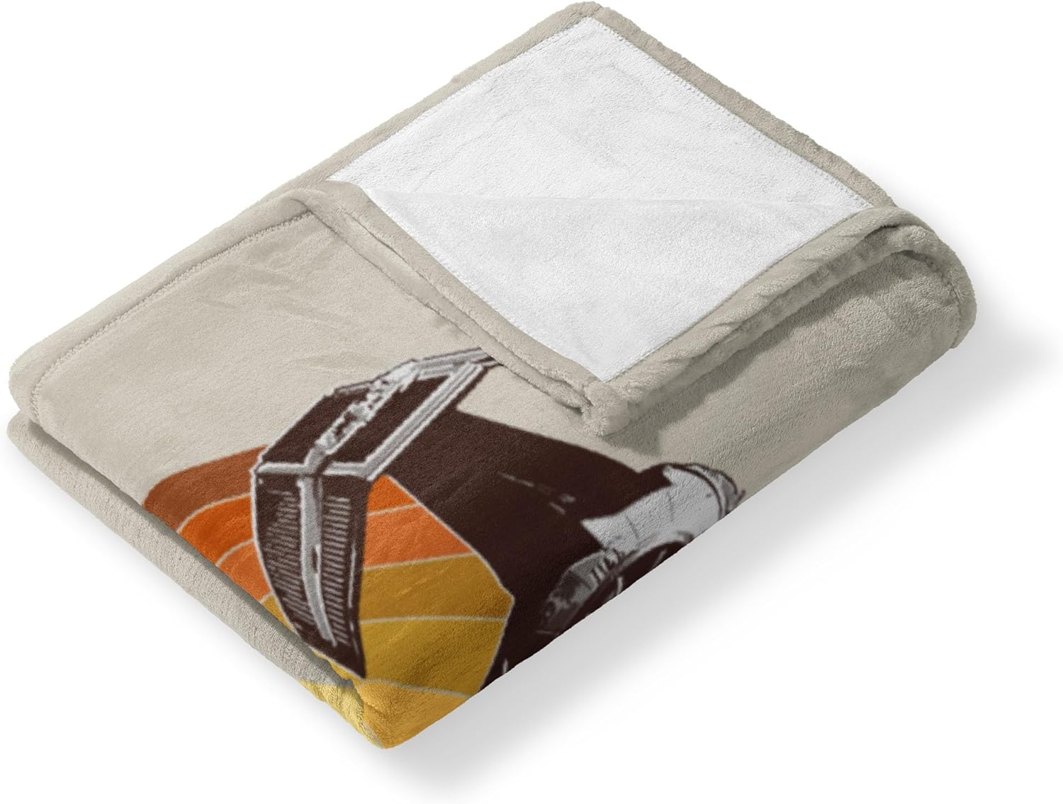 Star Wars Classic Vader's Tie Fighter Throw Blanket, Ultra-Soft Silk Touch Fleece, Lightweight Warm Galaxy-Themed Bedding for Kids or Adults, Cozy Couch, Bed, or Travel Blanket, 50 x 60 inches