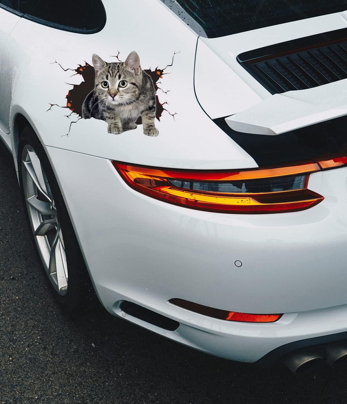Keboyoe 12 Pièces Stickers Muraux Chats 3D Super Mignons – Autocollants Amovibles Effet Relief Pour Chambre, Salon, Cuisine Ou Voiture – Décoration Adorable Et Facile à Poser