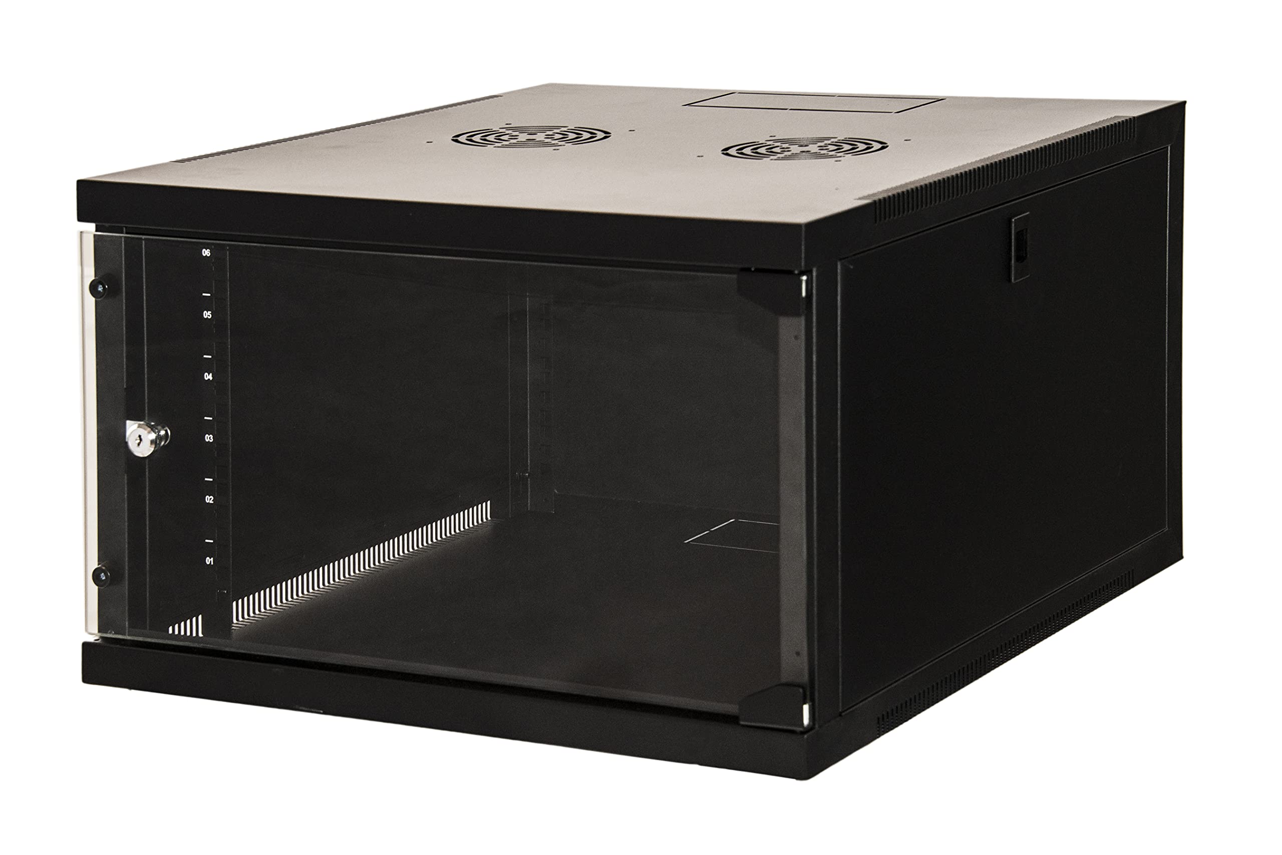 'Link lk1907u66 N Armario Rack 19 6 Unidad de Pared 350 x 540 x Profundidad 600 mm, Negro