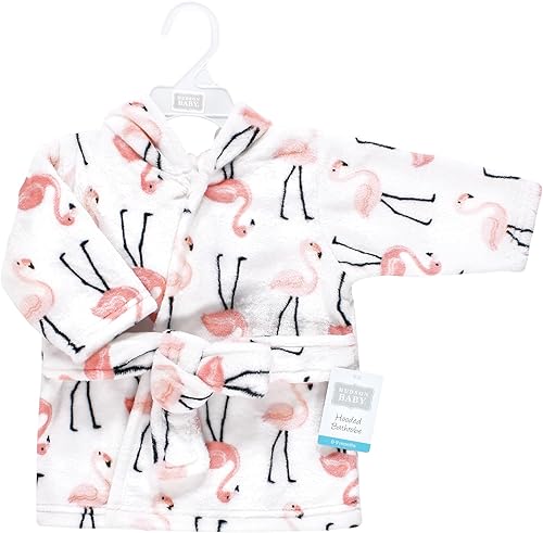 Miniatura 2 de Hudson Baby - Bata de baño unisex de peluche con cara de animal para bebé