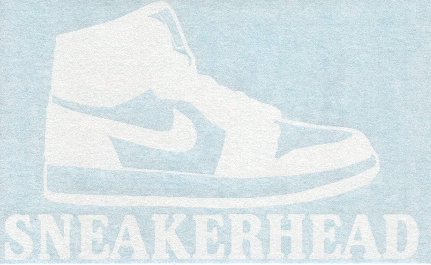 Sneakerhead - Sneaker Collecting Urban Athletic Basketball Shoe Aficionado - Cars Trucks Moped Helmet Hard Hat Auto Automotive Craft Laptop Vinyl Decal Store Window Wall Sticker 10027