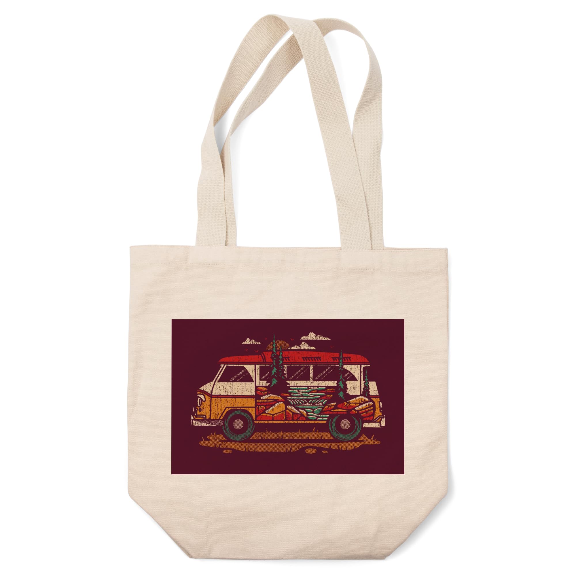 Urban Backwoods Hugin & Munin IV Cotton Shopper Bag - Reusable, 38x42cm, 140g/m², High-Quality Print
