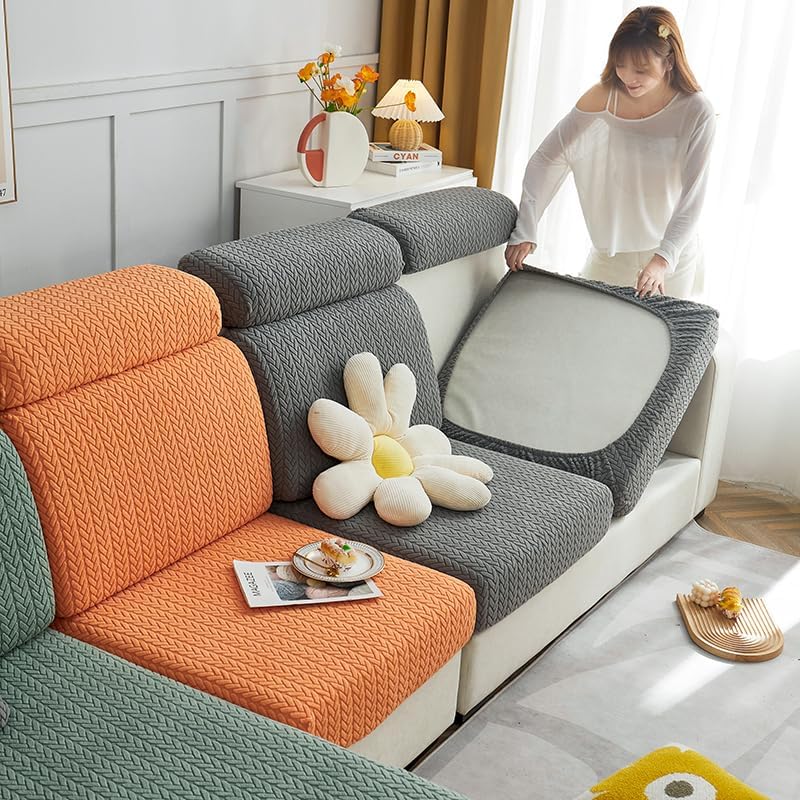 Fundas para sofá, fundas universales mágicas para sofá, fundas elásticas para sofá en forma de L