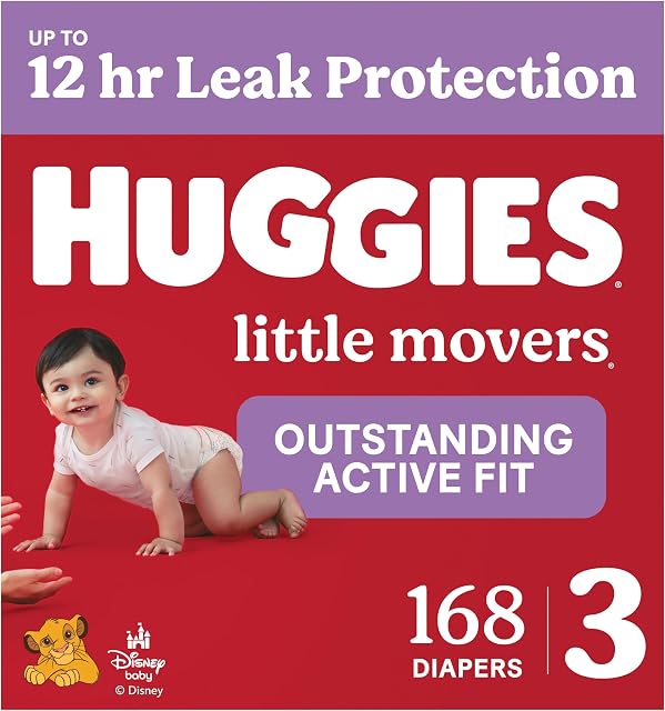 Huggies Little Movers Size 3 Diapers