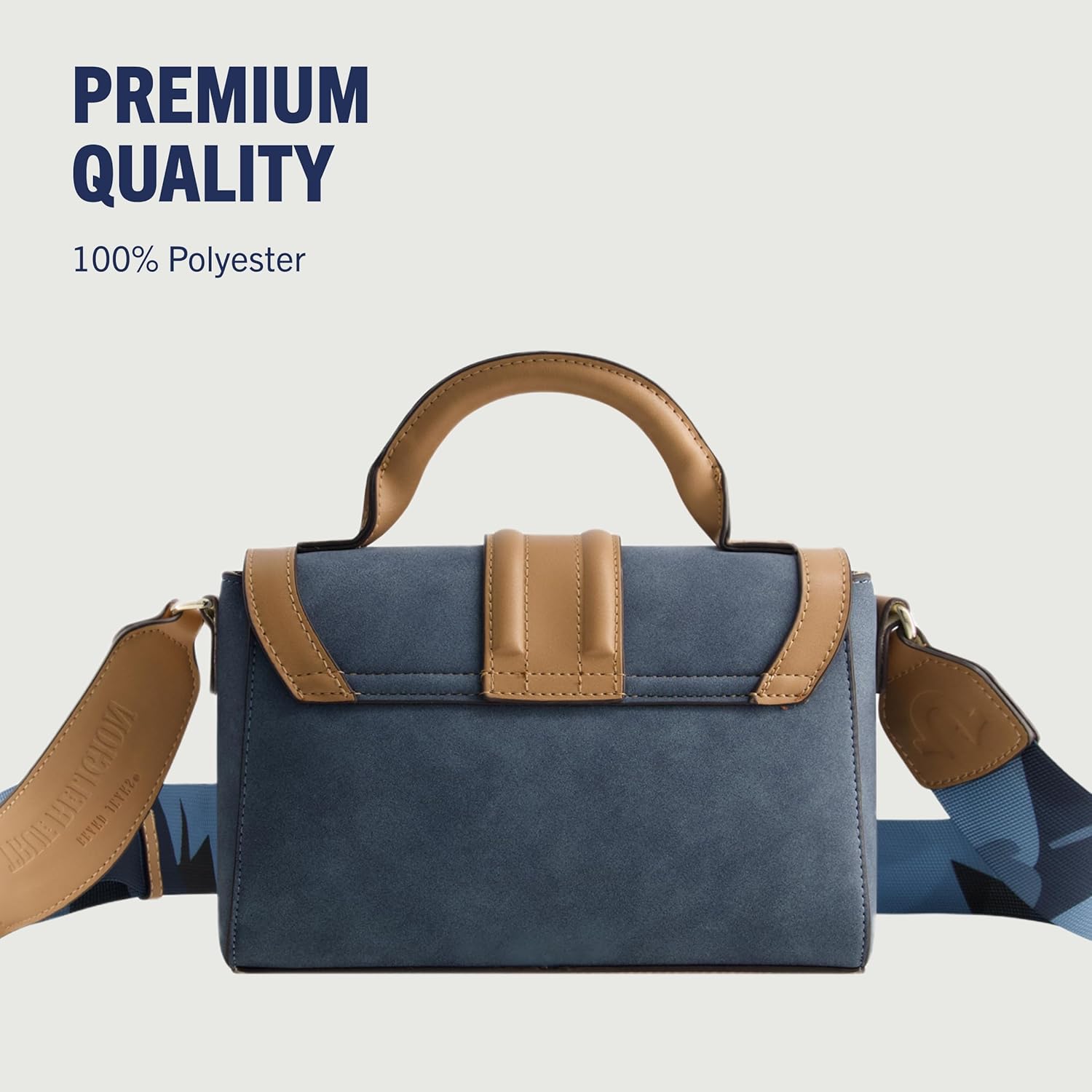 True Religion Women's Satchel Bag, Mini Crossbody Purse Handbag with Adjustable Shoulder Strap - Image 5