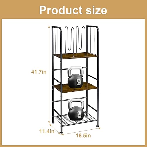 Miniatura 9 de Toallero independiente de 3 niveles en forma de M divisores desmontables, soporte de metal duradero para toallas de baño, toallero de piscina,