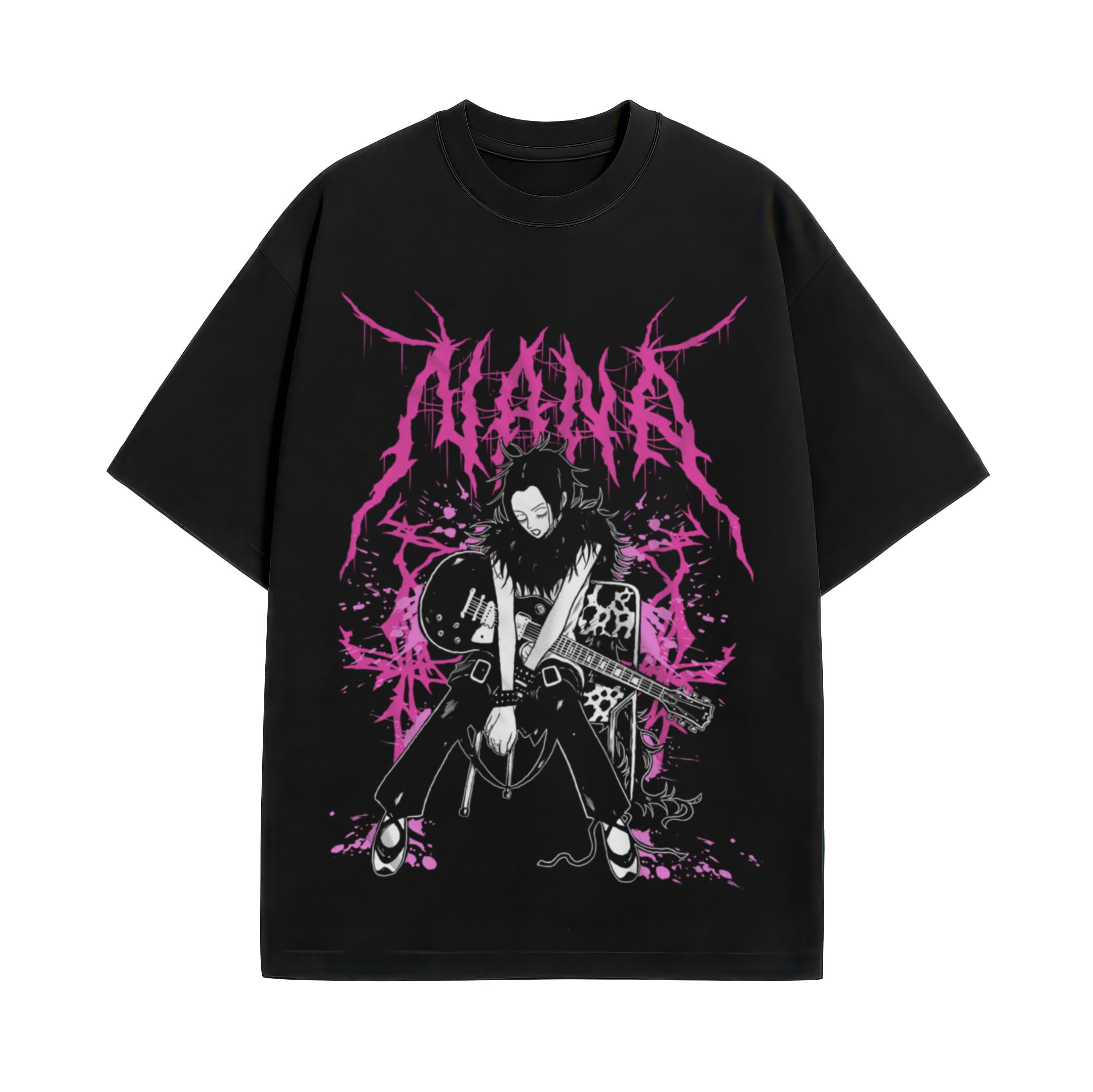 Nana VI Oversized T-Shirt for Men & Women, 220 GSM Drop Shoulder Anime T-Shirt-picture-11
