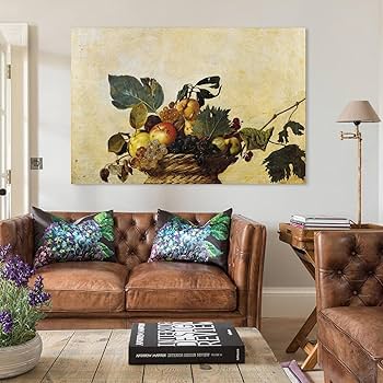 Amazon.co.jp: Caravaggioカラヴァッジョ《果物籠》ポスター プリント