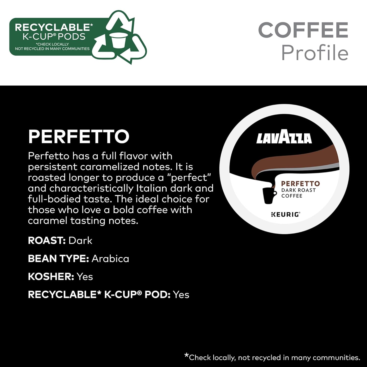 Lavazza Premium Coffee Variety Pack, Keurig Single-Serve K-Cup Pods, 60 Count (6 Packs of 10)