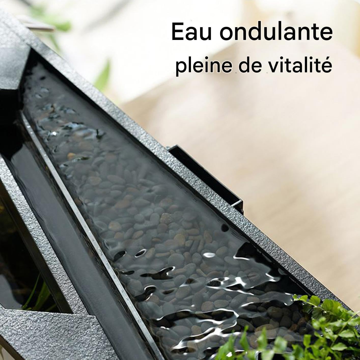 Petit Aquarium Rectangulaire, Réservoir de Poissons en Acrylique Transparent avec Filtre, Kit de Démarrage pour Aquarium Décoratif, Aquariume Betta L'hydroponie Est Possible en Haut 30.5x13.5x16.5cm