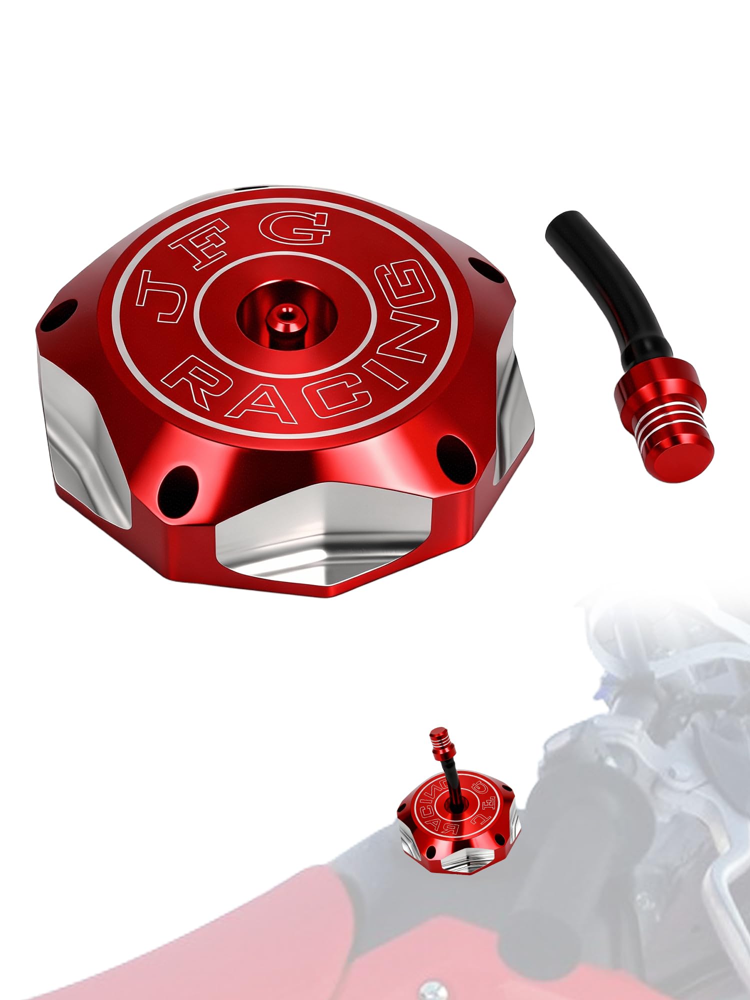Amazon.com: JFG RACING Billet Gas Fuel Tank Cap Cover for CRF150R