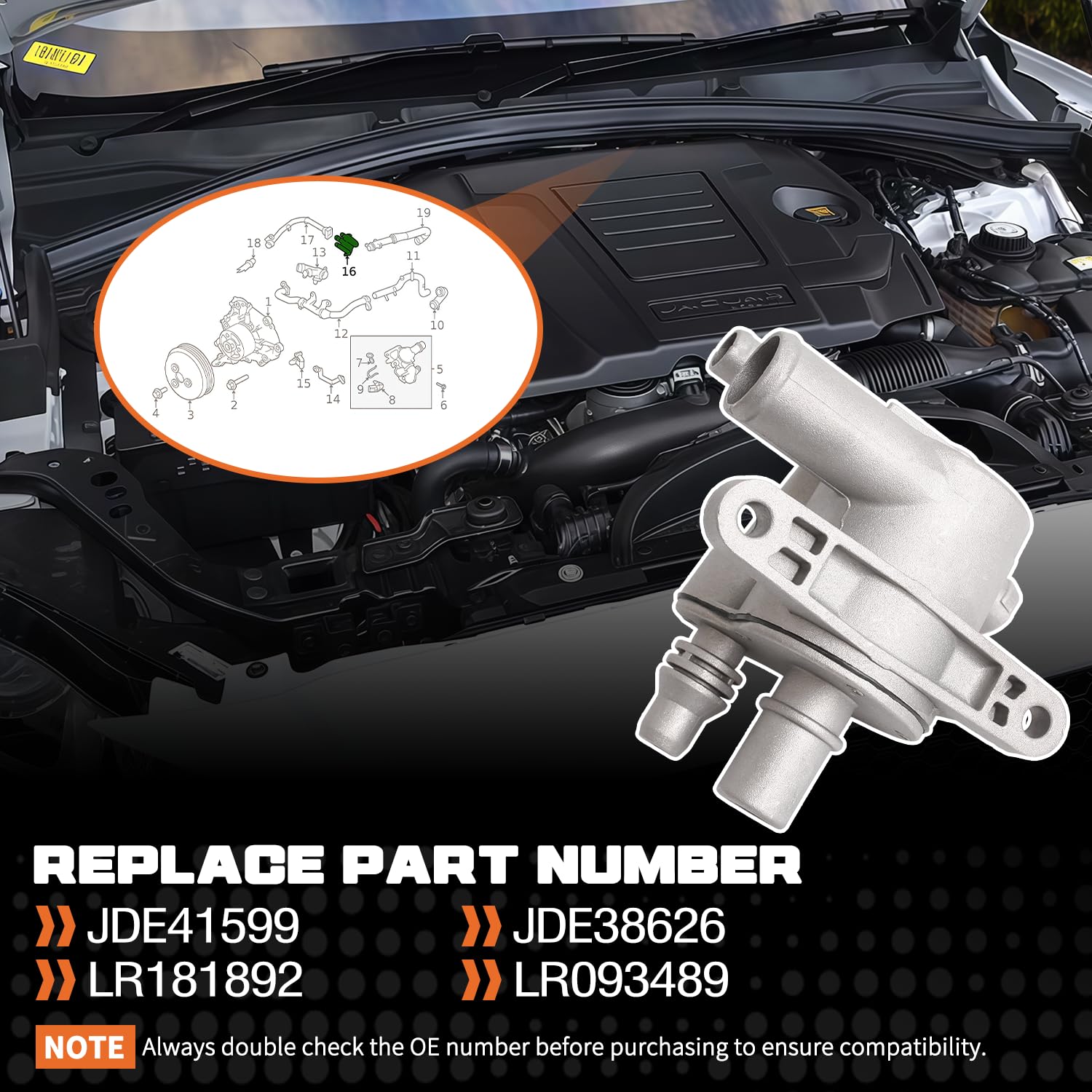Amazon.com: Separator Coolant Degas Fit For Jaguar XF E-Pace F