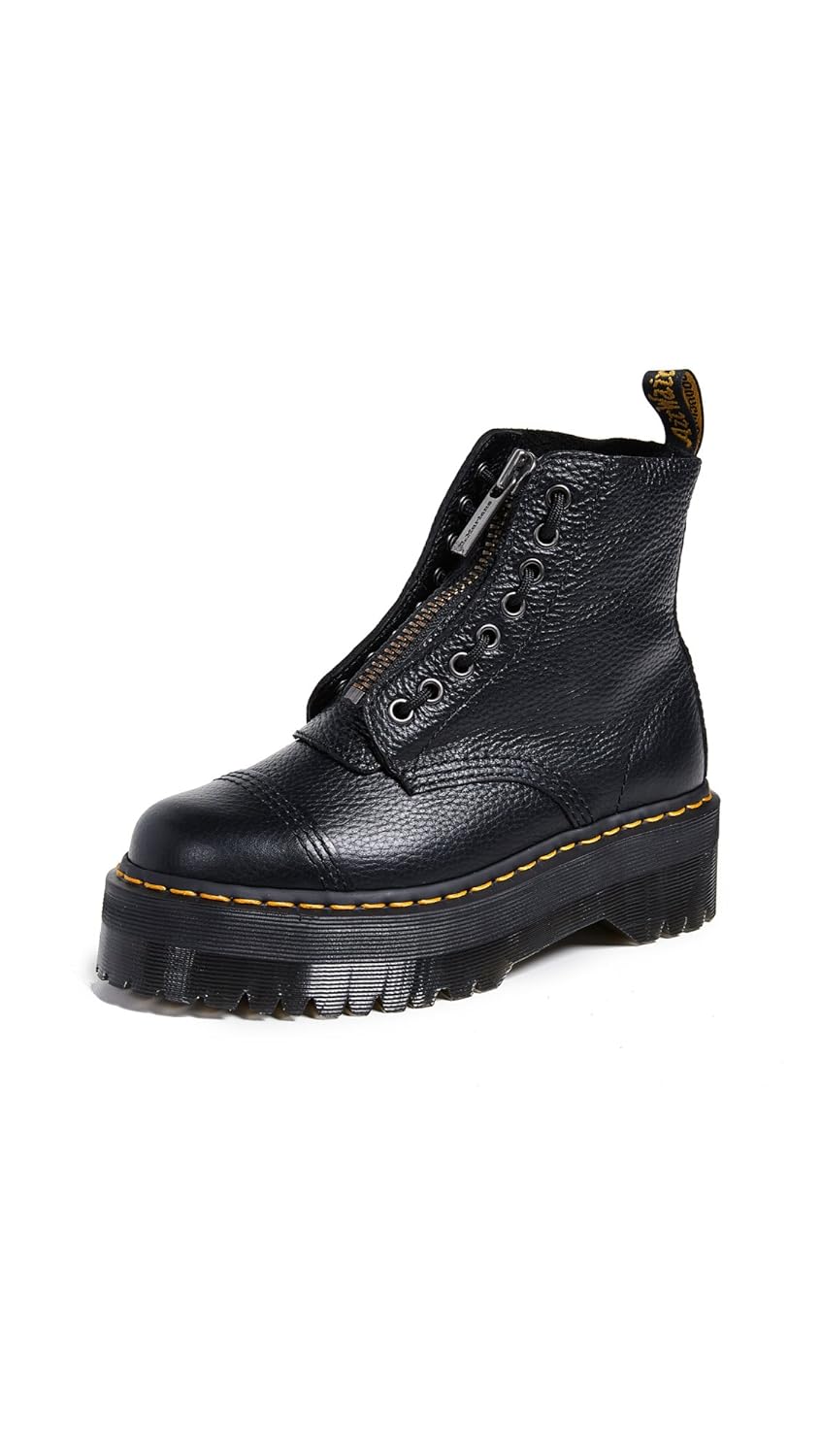Dr Martens Womens Maple Zip Steel Toe Light Industry Boots