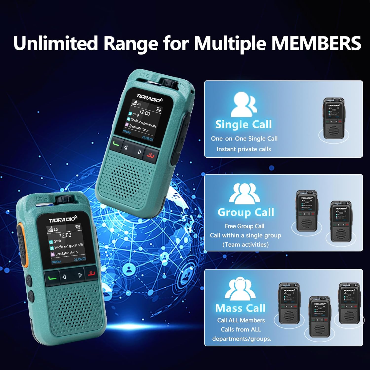 Unlimited Range for Multiple Members