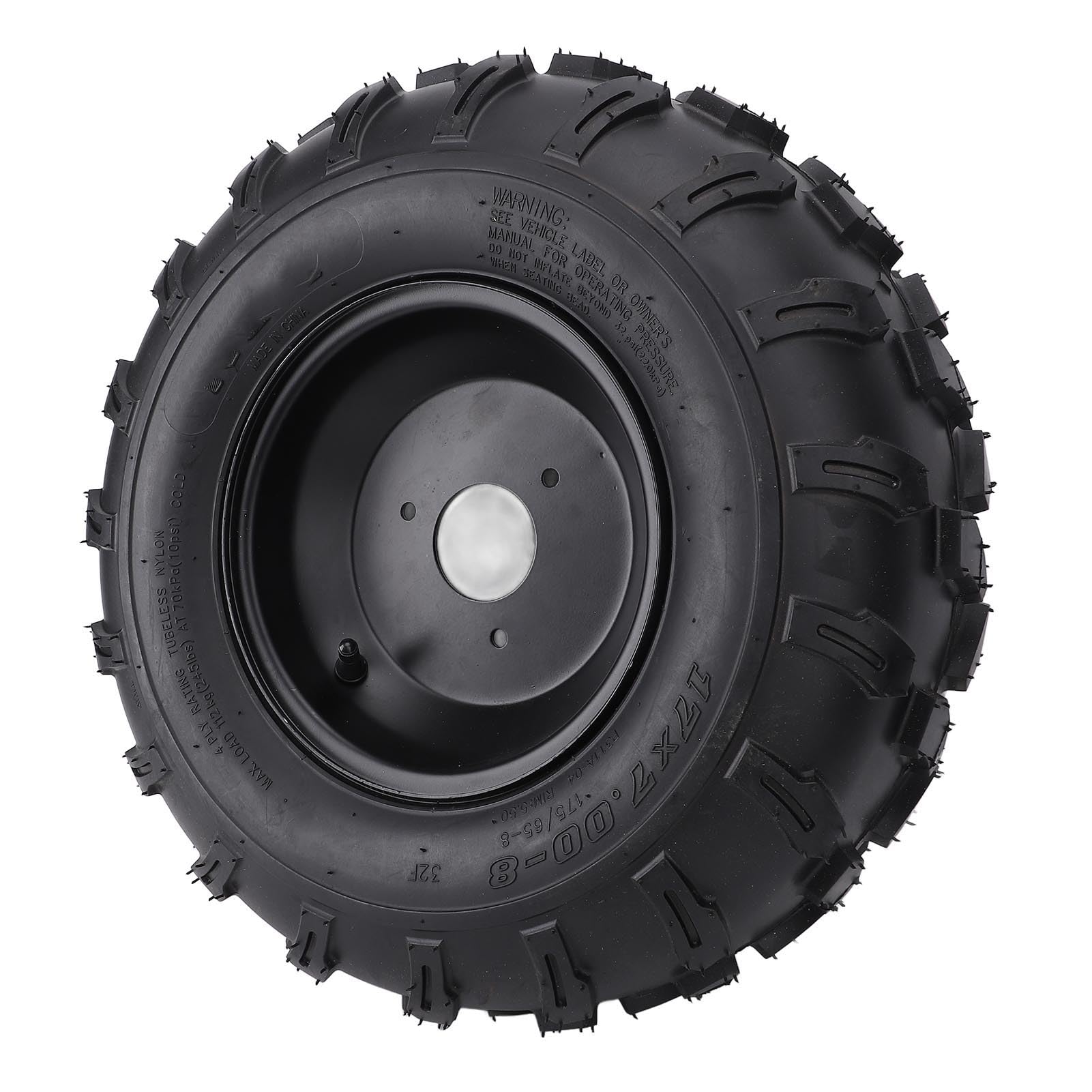 Amazon.co.jp: 8インチゴム製真空タイヤ17X7.00-8 17/7-8アルミニウム