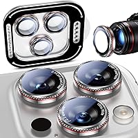 Vista 20 de Uyiton Protector de lente de cámara para iPhone 17 Pro Max/17 Pro/16 Pro Max/16 Pro/15 Pro Max/15 Pro/14 Pro Max/14 Pro - Cubierta de cámara