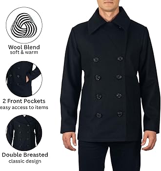 ジャケット・アウター STONE  90s WOOL PEA COAT ジャケット・アウター STONE 90s WOOL PEA COAT Vtg 90s sz 10