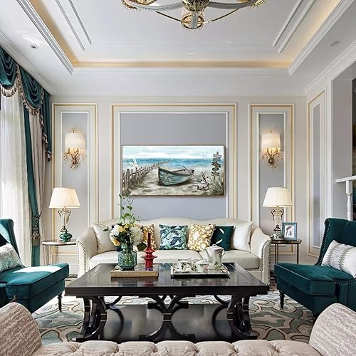 Vista 67 de AMATOP Arte para pared, flor enmarcada pintada a mano, pintura al óleo sobre lienzo, galería, obra de arte floral moderna, envuelta para la Pintura