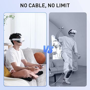 PRISMXR PC-VR Streaming Air Link Compatible with Meta Quest 3S/3/2 AX3000 WiFi6 VR Router, Replace Link Cable, Wireless Stable and Fast (AX1200)