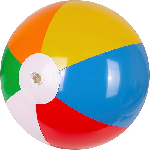 Miniatura 3 de Kangaroo Paquete de 12 pelotas inflables de playa a granel para niños y adultos, juguetes inflables de fiesta en la piscina, juguetes de playa