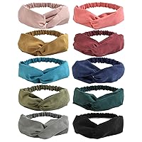 Algopix Similar Product 1 - DRESHOW 10 Pack Boho Headbands for