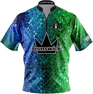 Logo Infusion Dye-Sublimated Bowling Jersey (Sash Collar) - I AM Bowling Fun Design 2018-BR - Brunswick (Small) Multicolored