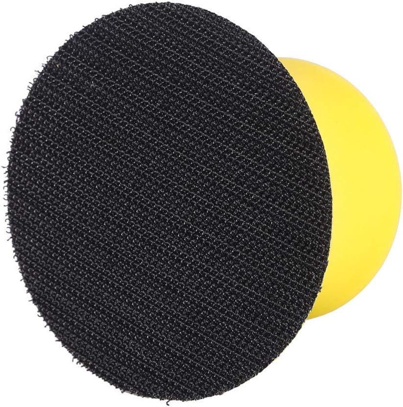 3 Inch Round Hand Sanding Block Foam Sanding Pad Hook Backing Plate for Random Orbital Sanders Polishers and DIY Surface Preparation