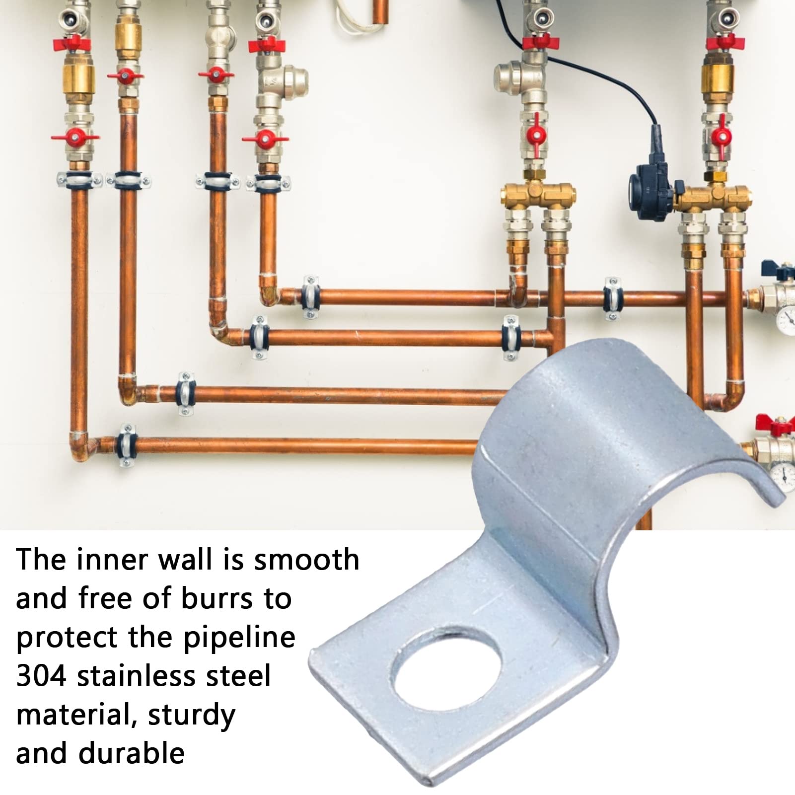 20 Pièces Collier De Serrage à Un Trou Collier De Câble