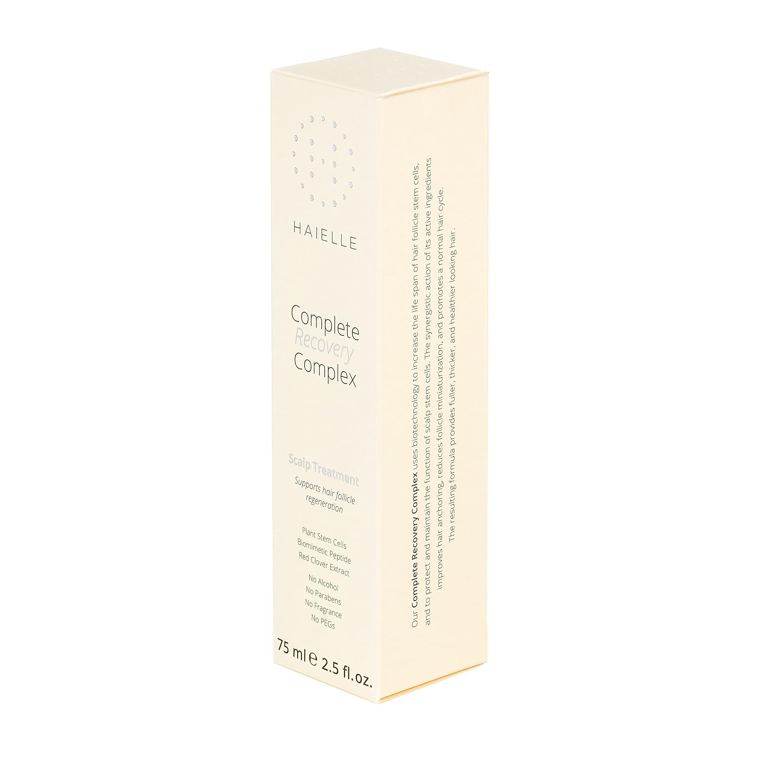 HAIELLE Complete Recovery Complex – Healthy Hair Regrowth Treatment for Women and Men, Thinning Hair/Hair Loss Treatment, Scalp Stimulator – Supports Hair Follicle Regeneration, 75 ml / 2.5 fl. oz. : Beauty & Personal Care