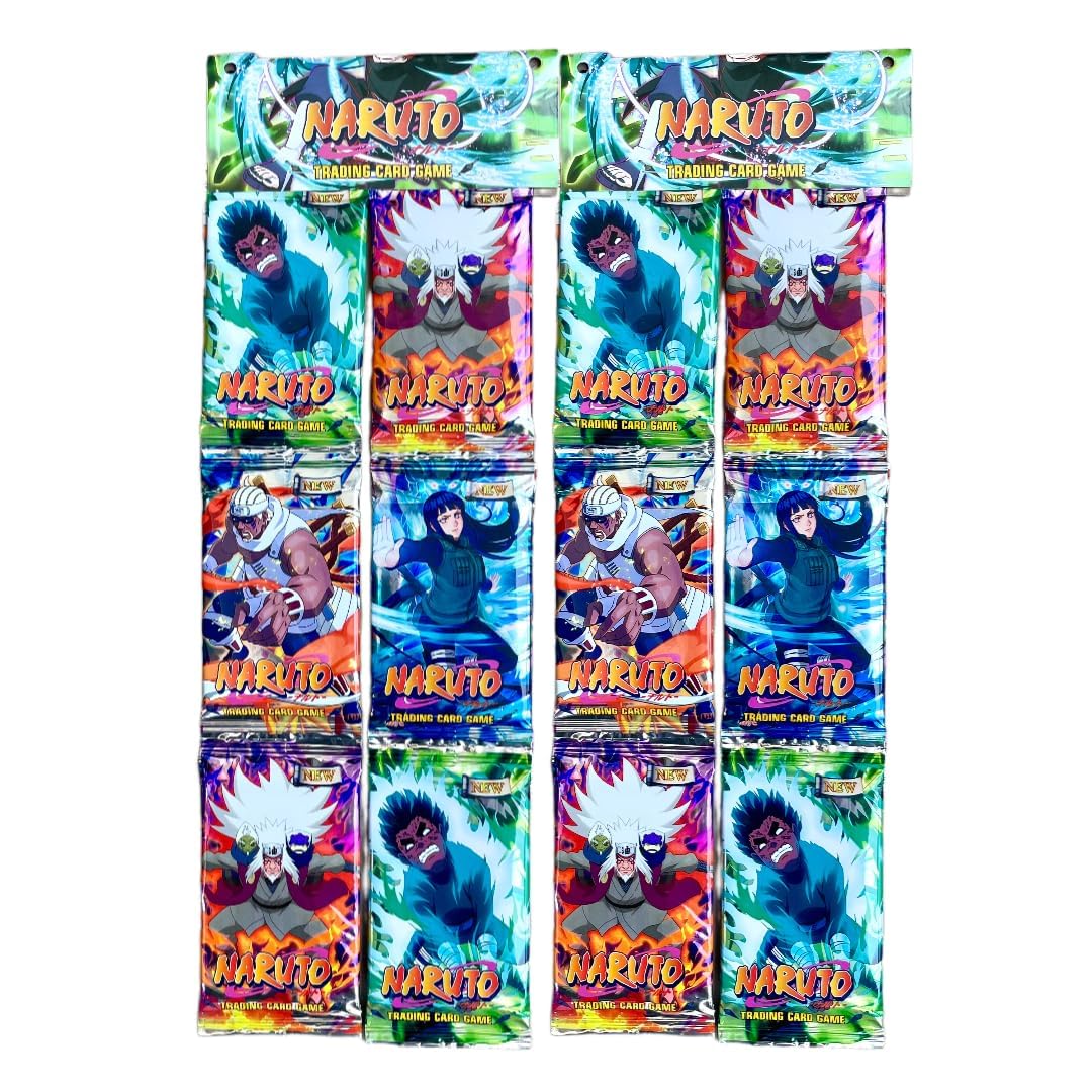 Narutoo Trading Cards Game Set � Premium Collector�s Edition for Anime Fans and Gamers | 8 Amazing Cards in Each Pack - Pack of 12