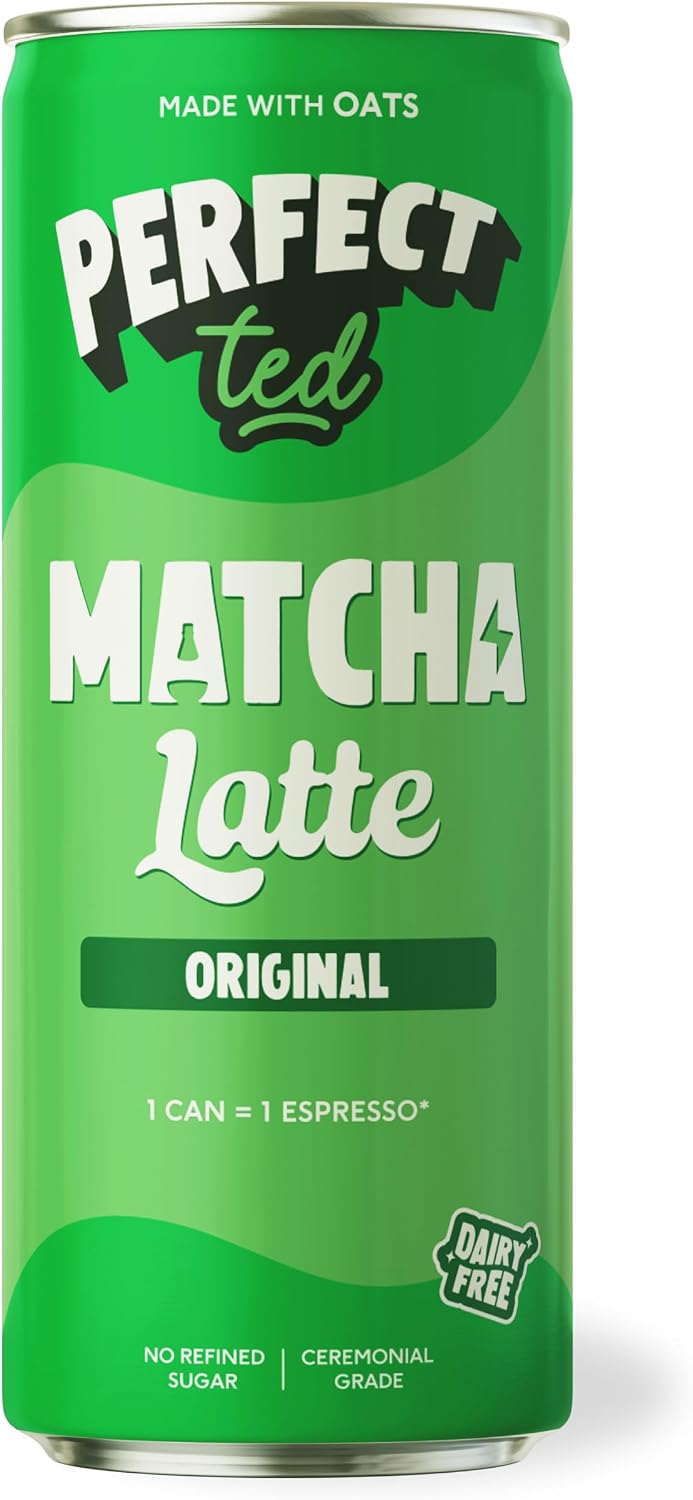 PerfectTed Vanilla Matcha Latte, ready to drink can
