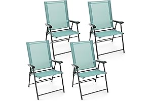 4 Pack Slingback Chairs: Comfort and Style for Your Outdoor Haven